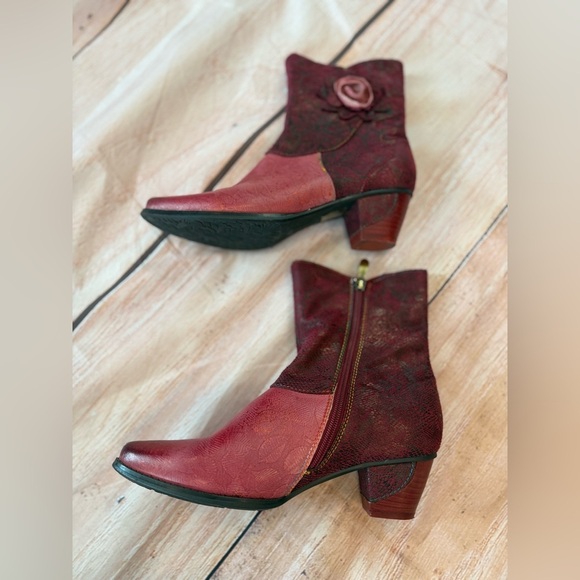 Woman’s Size 8.5 L’artiste Shania Leather Boot 39 Western cowboy cottagecore - Picture 2 of 7